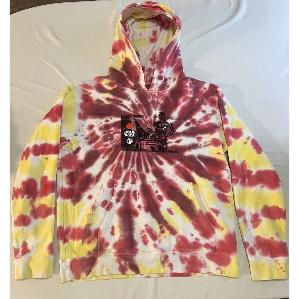 Element Star Wars Hoodie Mens 2XL Tie Dye Graphic Streetwear Skate Board Surf
